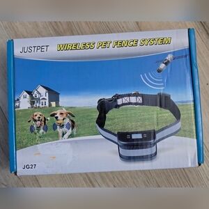 Wireless Pet Fence System Dog Collar - Gray